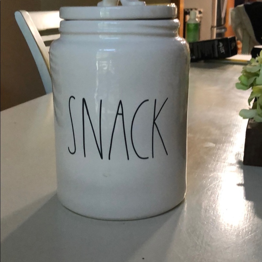 Rae Dunn Large Snack Canister